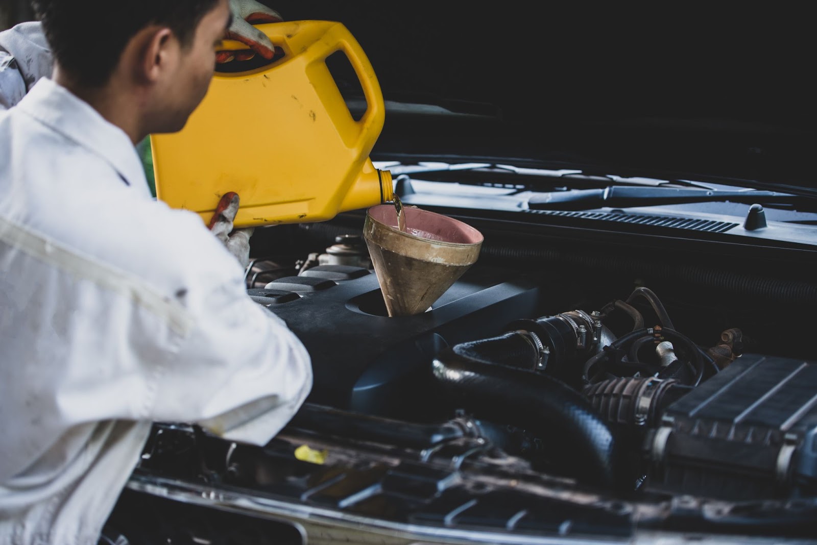 Changing Transmission Oil in a Truck
