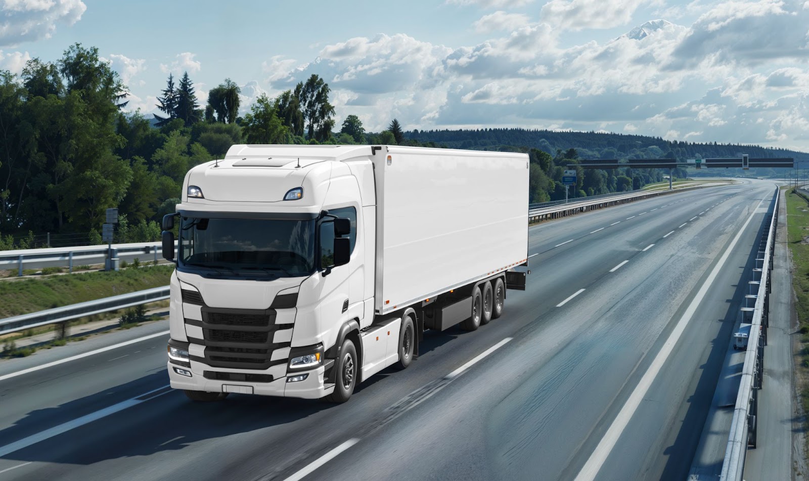 Truck Cargo on Road